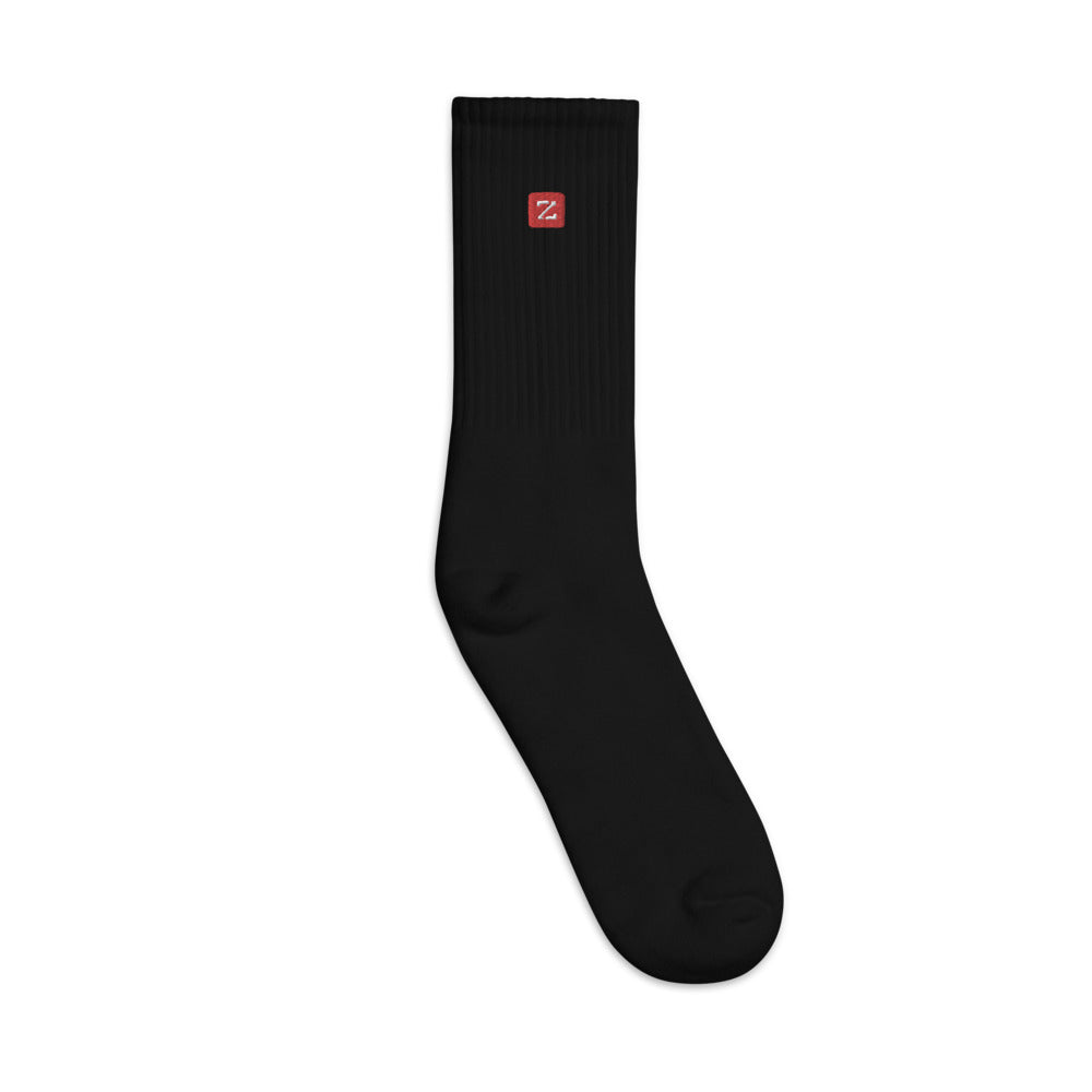 ZoomInfo Embroidered Socks