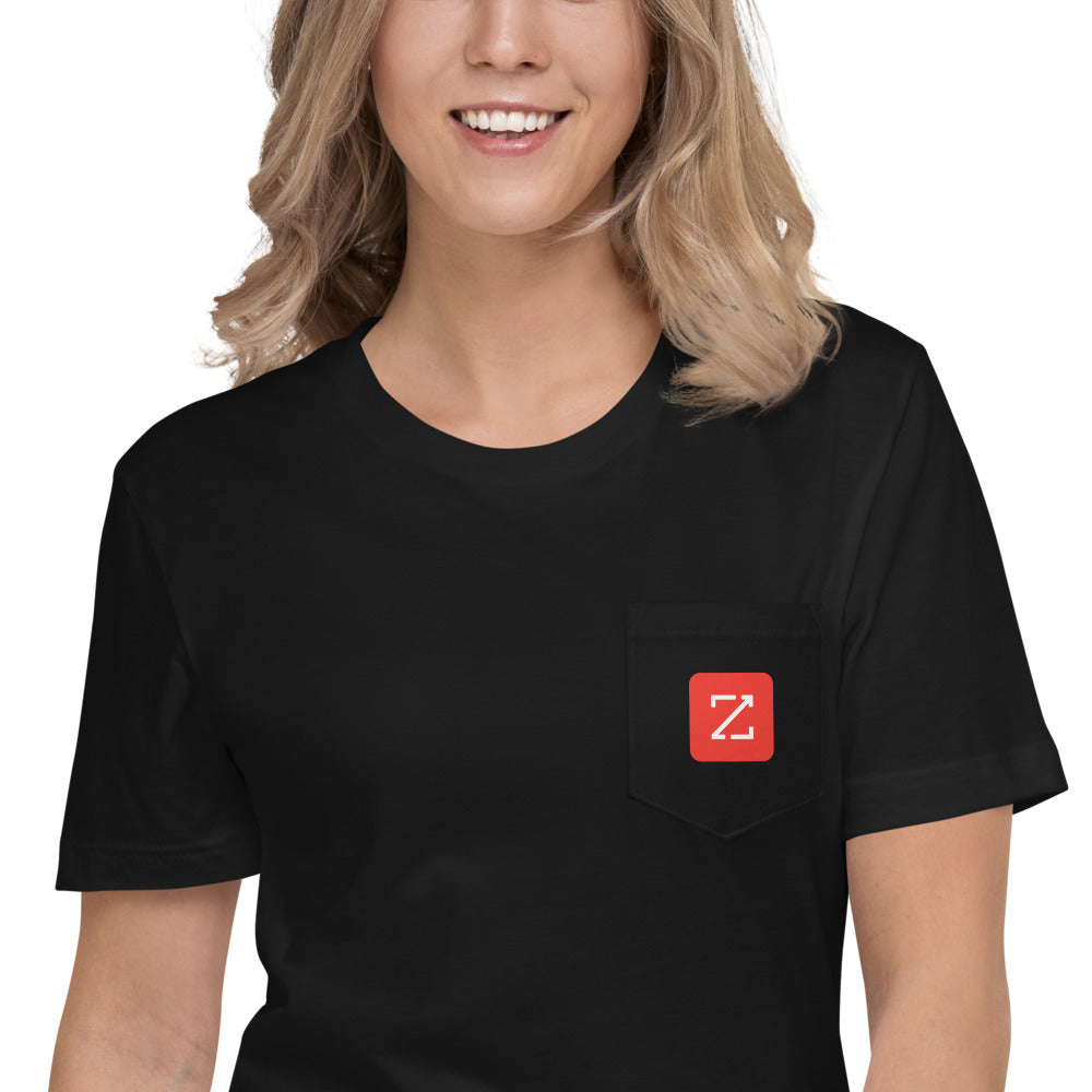 ZoomInfo Gender Neutral Pocket T-Shirt