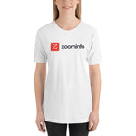 Load image into Gallery viewer, ZoomInfo Gender Neutral T-Shirt White
